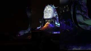 Adiyogi 3D light show ￼adiyogi adiyogistatue [upl. by Rachael]