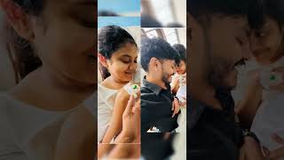 mridula praveen baby face reveal praveenpranav trending babyboy facerevealviralvideoshortvideo [upl. by Aiasi]