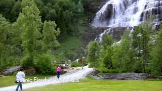 Scenic Fjords amp Waterfalls Flam shore excursion  Cunard [upl. by Lesley984]