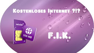 FIK  Kostenlose SimCard mit Internet [upl. by Larue722]