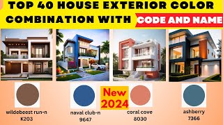 2024 Exterior House Painting Color Ideas With Codes  Outside House Painting Colour Combinations [upl. by Golden]