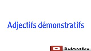 les adjectifs démonstratifs بالدارجة [upl. by Iahs]