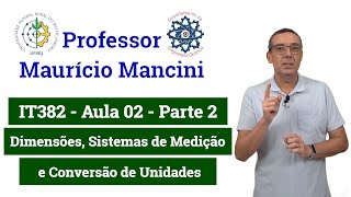 Aula 02  V 2  Dimensões Sistemas de Medição e Conversão de Unidades  Parte 2  Vídeo 004 [upl. by Can]