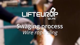 Wire rope sling – swaging process [upl. by Ewen]