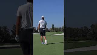 MinWoo Lee iron swing 🏌️‍♂️🔥 via minwoo27lee golfswing pgatour dpworldtour livgolftour golf [upl. by Ainalem]