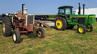 John Deere 4430 and International 1206 Tractor Pulling [upl. by Hearn292]