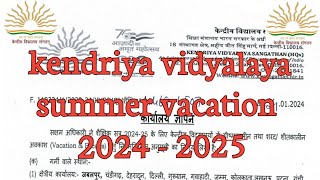 kv summer vacationkv holidays202425 kv new holiday list kv holidays list kv vacation schedule [upl. by Coffeng]