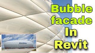 How to model bubble facade in Revit [upl. by Naujed944]