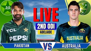 Pakistan vs Australia 2nd ODI  Live Cricket Match  PAK vs AUS Live Match Today  PAK Batting [upl. by Icart]