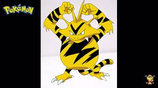 El SONIDO de ELECTABUZZ Pokémon SOUND EFFECTS Pokedex [upl. by Sayce]