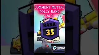 Comment mettre Polly rang 35😱😱 brawlstars humor supercell [upl. by Piefer]