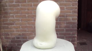 Chemistry experiment 22  Elephants toothpaste scaled up [upl. by Israeli]