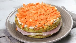 Pastel de tortillas de verduras Ybarra [upl. by Opalina]