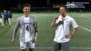 Mens Soccer PostGame Interview vs Goucher College [upl. by Adaran998]