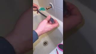 How to fix a tub that leaks when you’re showering fyp plumbing handyman [upl. by Elbam]