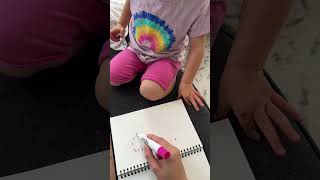 Writing practice with 2 year old 1 [upl. by Thain]