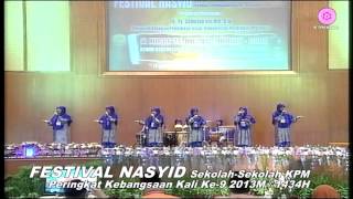 Versi BTP Naib Johan Festival Nasyid KPM 2013 Melaka Wardatuddiniah [upl. by Amluz]