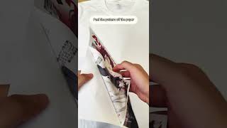 Homemade Free Matsuoka Rin T Shirt  Heat Transfer Paper  Transfer Printing  Free  Japan Anime [upl. by Gnel]