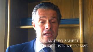 Matteo Zanetti Confindustria Bergamo [upl. by Lemmueu963]