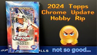 NEW RELEASE 2024 Topps Chrome Update Hobby Box… [upl. by Anoid846]