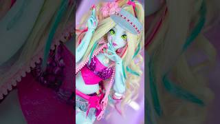 I redesigned LAGOONA BLUE monsterhigh bjd custom lagoonablue art artist doll [upl. by Nyasuh]