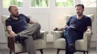 KARL PILKINGTON AND RICKY GERVAIS INTERVIEW 2012  VERY FUNNY [upl. by Nations]