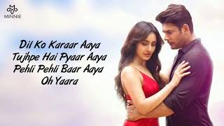 Dil Ko Karaar Aaya  Sidharth Shukla amp Neha Sharma  Neha Kakkar amp YasserDesai  Manoj Kumar song [upl. by Olumor]