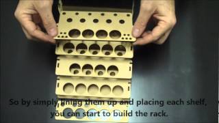 The Rack Assembly Instructions Straight Section Small Paint Unit [upl. by Dadelos944]