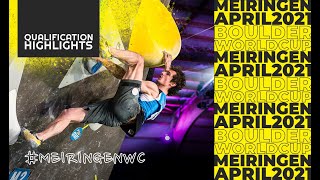 IFSC World Cup Meiringen 2021  Boulder qualifications highlights [upl. by Nixie403]