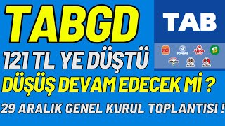 TAB GIDA HÄ°SSE ALINIR MI  GENEL KURUL TOPLANTISI  TABGD HÄ°SSE ANALÄ°ZYORUM HALKA ARZ FÄ°YATI DÃœÅTÃœ [upl. by Tare]