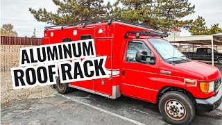 HOW TO BUILD A CHEAP ALUMINUM DIY ROOF RACK [upl. by Ennayoj]