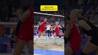 Voleybol Smaç 🔥voleyballworld volleyball volleyball [upl. by Aynodal]