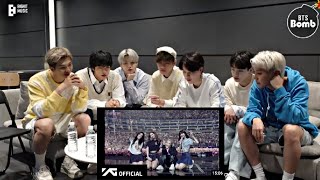 BTS Reaction to Blackpink BPM Roll Ep12 Fanmade 💜 [upl. by Lonnard]