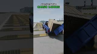 Which car can go over speed bumps with a load of 1400 kg beamngdrive beamng gaming [upl. by Allbee]