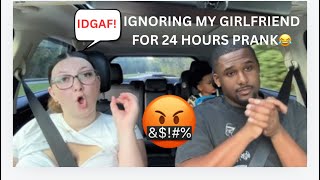 IGNORING MY GIRLFRIEND FOR 24 HOURS PRANK🤣🤬 she wanted to break up 😳 [upl. by Aili]