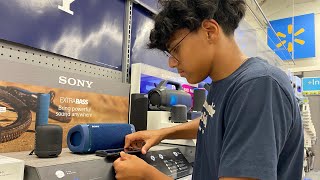 Connecting to speakers in Walmart [upl. by Werda]