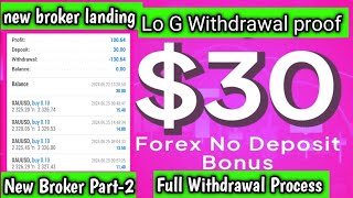 30 No deposit bonus forex Landing New Broker plexytrade withdrawal process Part2 [upl. by Hars]