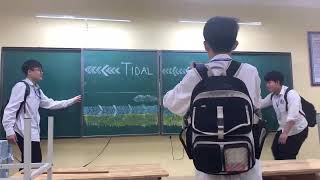 Tidal Wave in classroom behind [upl. by Zeidman]