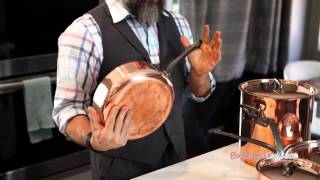 Saute Pan by Mauviel demo from Buy Copper Cookware [upl. by Donielle]