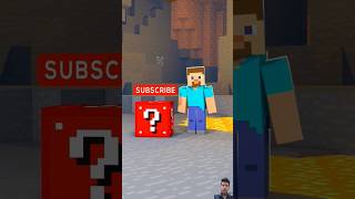 Help Steve to Open Mystery Box minecraft shorts subscribe [upl. by Cox]