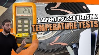 Sabrent PS5 SSD Heatsink Temperature Tests [upl. by Piotr]