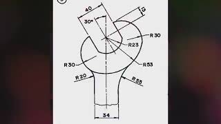 Spanner2tangencyinTechnicaldrawingEngineeringdrawing360p [upl. by Artemisia420]