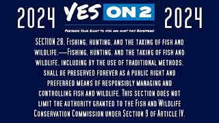 Yes on 2 Ballot Amendment  Florida Right to Hunt and Fish November 2024 [upl. by Hpesoj115]