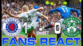 AWFUL 2ND HALF RANGERS FANS REACT RANGERS 10 HIBERNIAN [upl. by Ekaterina]