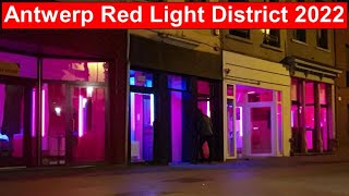 Antwerp Red Light District Belgium Antwerpen Rosse Buurt België Anvers Quartier Rouge Belgique [upl. by Enorej215]