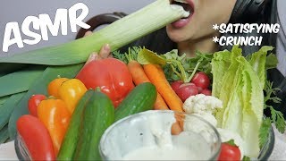 ASMR Veggie Platter EXTREME CRUNCHY EATING SOUNDS No Talking  SASASMR [upl. by Namreg832]