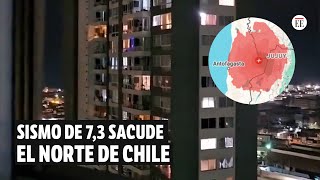 Un sismo de magnitud 73 sacude el noreste Chile sin riesgos de tsunami  El Espectador [upl. by Odraude]