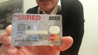 MasterCard Red  Prepaid Kreditkarte von PayLife [upl. by Kreda]