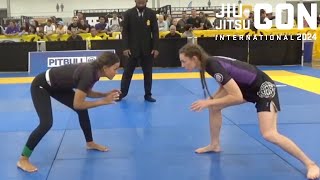 Emily Leyva vs Sierra Hoover  JiuJitsu Con NoGi 2024 [upl. by Mcgraw]