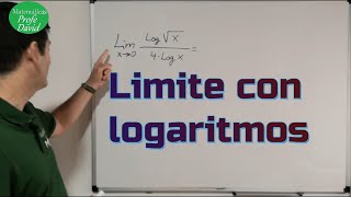 Limites indeterminados con logaritmos [upl. by Lamok]